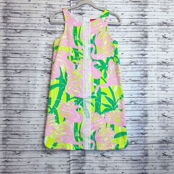 Lilly Pulitzer for Target Fan Dance Flamingo Shift Dress - Picture 5 of 9